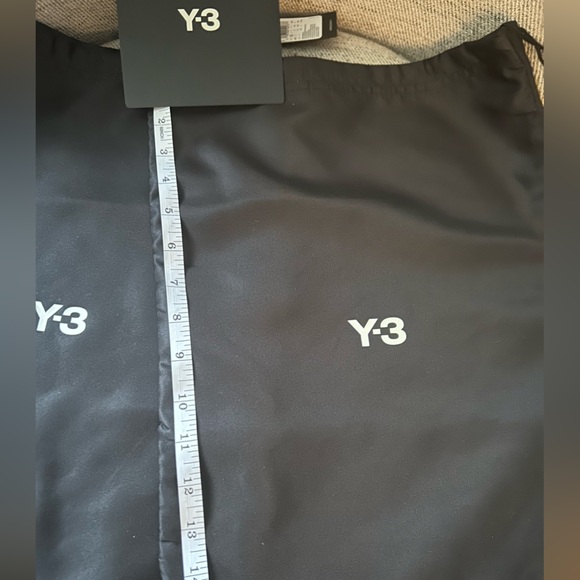 Set of 2 x Y-3 dust bag black white drawstring lined organization bag - Picture 3 of 5